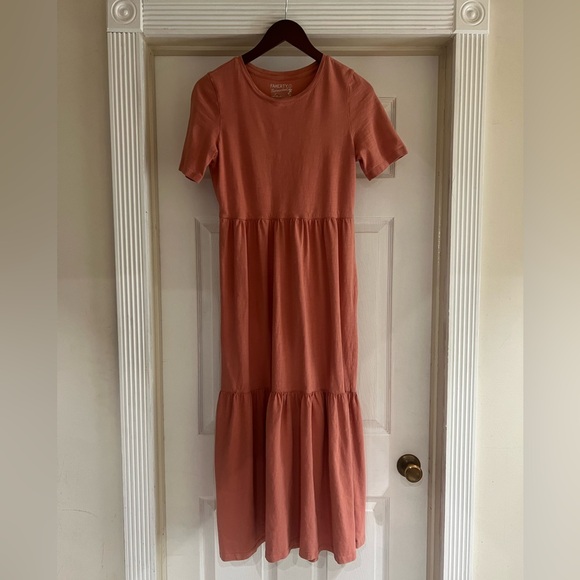 Faherty Branson Dress in Desert Sand - Picture 2 of 7